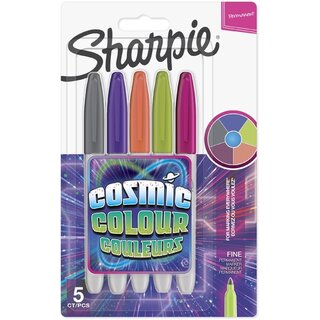 Sharpie Permanentmark.F Cosmic Colours 5 Farben sortiert Blister