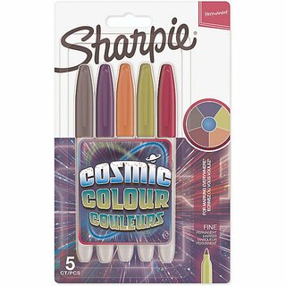 Sharpie Permanentmark.F Cosmic Colours 5 Farben sortiert Blister