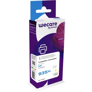 Tintenpatrone WeCare  komp. mit HP 935XL/C2P26AE, Inhalt: 12ml, gelb