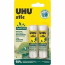 Uhu UHU stic ReNature o.Lsungsm. 2x 8,2g Blister