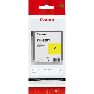 Tinte fr CANON PFI-120y  Tintenpatrone gelb130ml