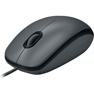 Logitech 910-005003, Maus M100 m. Kabel schwarz