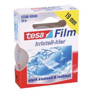 Klebefilm Tesa tesafilm 57330 kristallklar 19mm x 33m