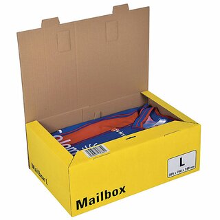 Versandbox Dinkhauser CP098.84, Innenmae: 395 x 248 x 141mm, L, gelb