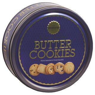 Fine Food Danish Butter Cookies, verschiedene Sorten, 500 Gramm