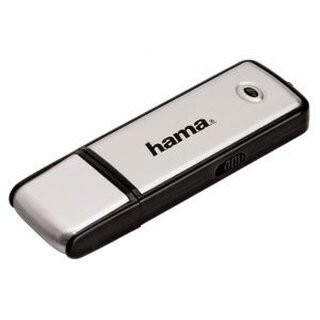 USB-Stick Hama 90894 Fancy, USB 2.0, Speicherkapazitt: 16GB, silber/schwarz