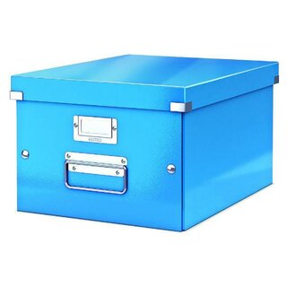 Archivbox Leitz 6044 WOW, Click n Store, Gre: M, Mae: 281x200x370mm, blau