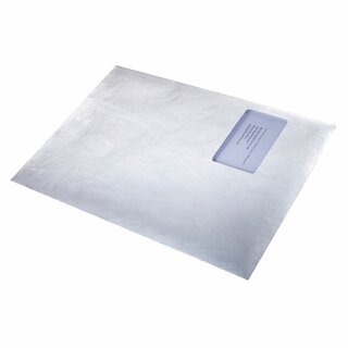 Tyvek-Versandtaschen C4 229x324mm mit Fenster HK wei 50St