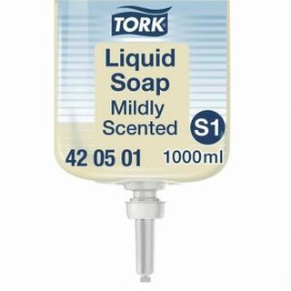 Seifen Nachfllung Tork Premium 420501, mild, fr Spender S1, flssig, 1 Liter