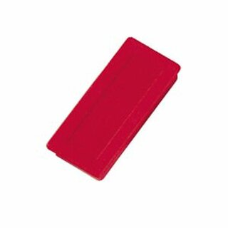 Haftmagnet Dahle 95850, Mae: 23 x 50mm, rot, 10 Stck