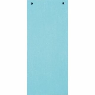 Trennstreifen 24 x 10,5cm, blau, 100 Stck