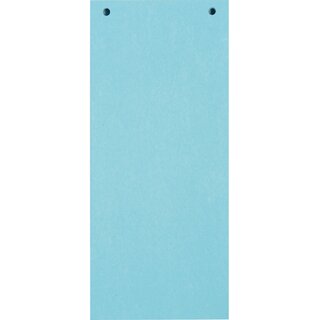 Trennstreifen 24 x 10,5cm, blau, 100 Stck