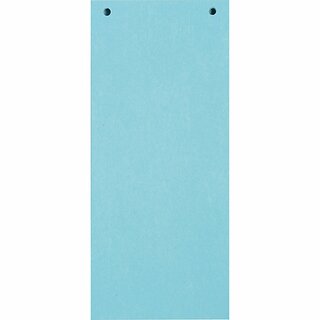 Trennstreifen 24 x 10,5cm, blau, 100 Stck