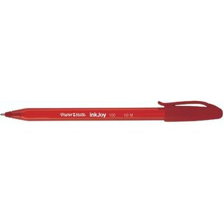 Paper Mate Kuli InkJoy 100 S0957140, mit Kappe, M, Schreibfarbe: rot