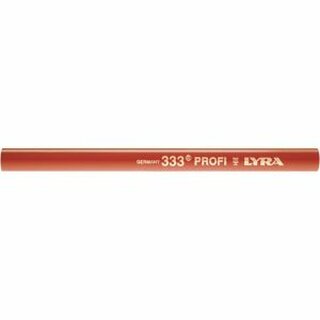 Zimmermannsstift Lyra 33/24, ovale Form, poliert, Lnge: 24 cm, rot