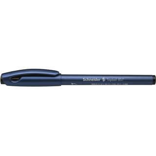 Tintenroller Schneider Topball 8571, Strichstrke: 0,6mm, schwarz, 10 Stck