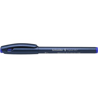 Tintenroller Schneider Topball 8573, Strichstrke: 0,6mm, blau, 10 Stck