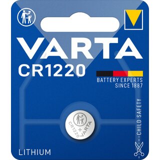 Batterie Varta 6220, Knopfzelle, CR1220, 3 Volt, Lithium, 10 Stck