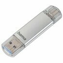 USB-Stick Hama 124161 Laeta, Speicherkapazitt: 16GB, silber