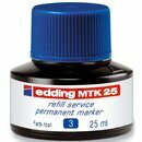 Nachflltusche edding MTK25, Inhalt: 25ml, blau