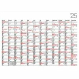 Bhner Plakatkalender DELTA K12, 12 M/1S, 98 x 68,5 cm, 2025