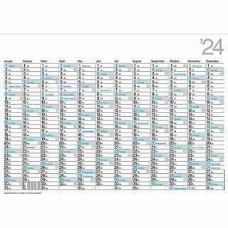 Bhner Plakatkalender SIGMA M12, 12 M/1S, 67 x 47 cm, 2025