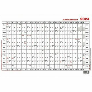 Gss Plakatkalender Nr. 3, Jahresplaner, 12 Monate, 42 x 29,7cm (A3), 2025