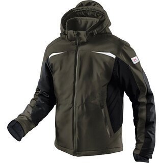 Winter Softshell Jacke Kbler 1041 7322-6699, Gre: XS, Oliv/Schwarz