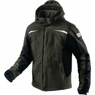 Winter Softshell Jacke Kbler 1041 7322-6699, Gre: 4XL, Oliv/Schwarz