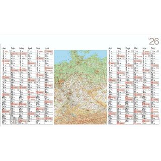 Bühner Plakatkalender ATLANT LK12, 12 M/1S, 139 x 79 cm,...
