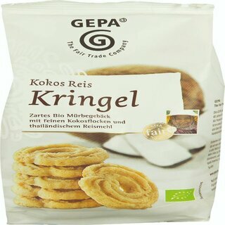 Gepa Bio Kokos Reis Kringel, 125 Gramm