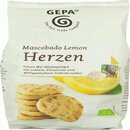 Gepa Bio Mascobado Lemon Herzen, 125 Gramm