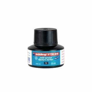 Nachflltusche edding FTK25, Inhalt: 25ml, schwarz