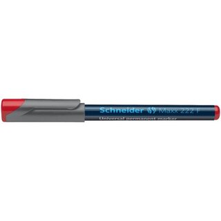 OHP-Stift Schneider Maxx 222F, wasserfest, Strichstrke: 0,7mm, rot