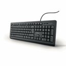 Tastatur Trust TK-150 23983, kabelgebunden, leise, schwarz