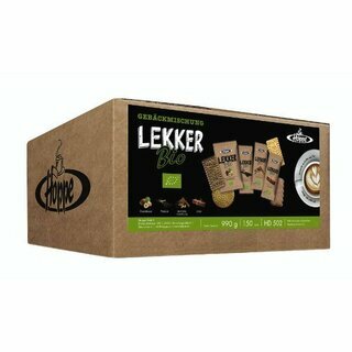 Hoppe Gebckmischung Lecker Bio, 4er Mix, einzeln verpackt, 150 Stck