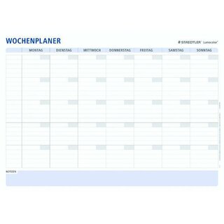 Staedtler Plakatkalender 641 Lumocolor, jahresunabhngig, 12M, abwischbar, A1