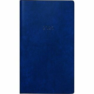 Brunnen Taschenkalender 1075028305, 1M/1S, 8,7 x 15,3cm, blau, 2025