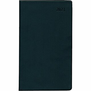 Zettler Taschenkalender 540, 1W/1S, Softcover, 9,5 x 17cm, schwarz