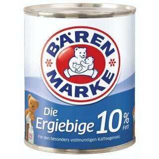 Brenmarke Dosenmilch Die Ergiebige 10% Brenma. 20x340gDosen