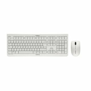 Cherry JD-0710DE-0 Dw3000 Maus/Tastatur Set Qwertz wei/grau