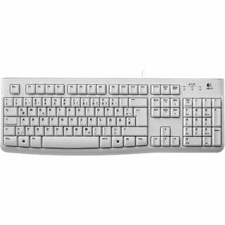 Logitech 920003626, Tastatur K120, QWERTZ, Deutsch, Kabel, USB, schwarz