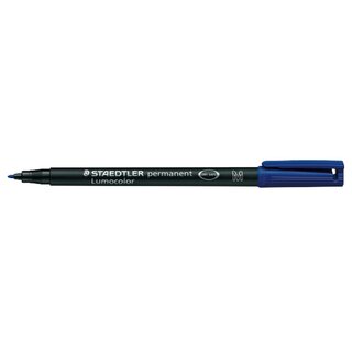 OHP-Stift Staedtler Lumocolor 317M, wasserfest, Strichstrke: 1,0mm, blau