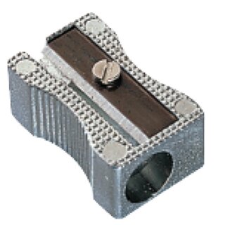 Anspitzer Neutral, Metall, für Stifte mit 8mm Durchmesser