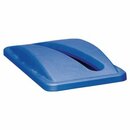 Rubbermaid Deckel 2703 Slim Jim, fr Papiereinwurf, blau