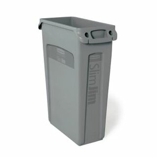 Rubbermaid Abfallbehlter Slim Jim, 3540, Container, 87 Liter, grau