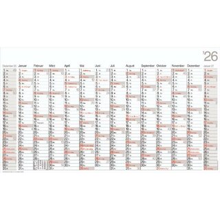 Bühner Plakatkalender ALPHA PO14, 14M/1S, Karton, 139 x...