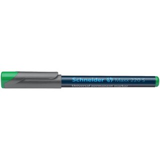 OHP-Stift Schneider Maxx 220 S, wasserfest, Strichstrke: 0,4mm, grn