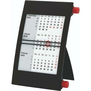 Bühner Tischkalender J2K, 3 Monate / 1S, 11x18cm,...