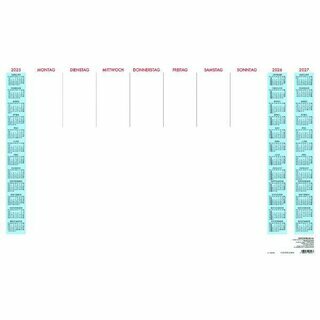 Zettler Schreibunterlage 108, 60 x 37cm, 3 Jahresbersicht, 2025-2028, 2025